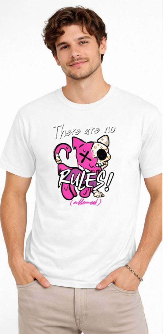 Cat Zyon “There Are No Rules” T-Shirt – Limited Edition Street Art Design