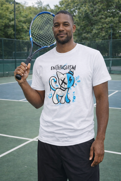 Cat Zyon “Enthusiasm” T-Shirt – Street Art Energy Edition