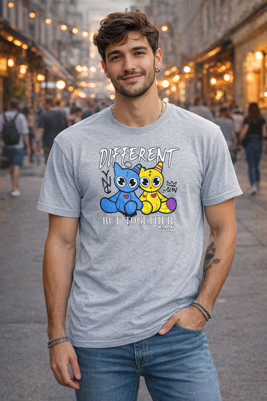 Cat Zyon T-Shirt – “Different But Together” Edition