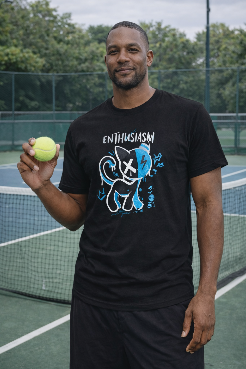 Cat Zyon “Enthusiasm” T-Shirt – Street Art Energy Edition