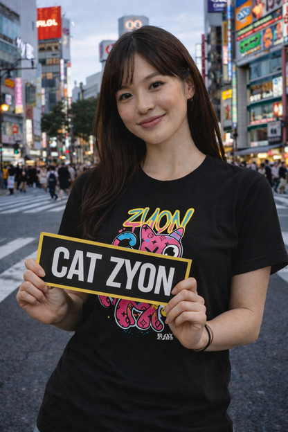 Cat Zyon “Zyon” T-Shirt – Pop Art Streetwear Edition