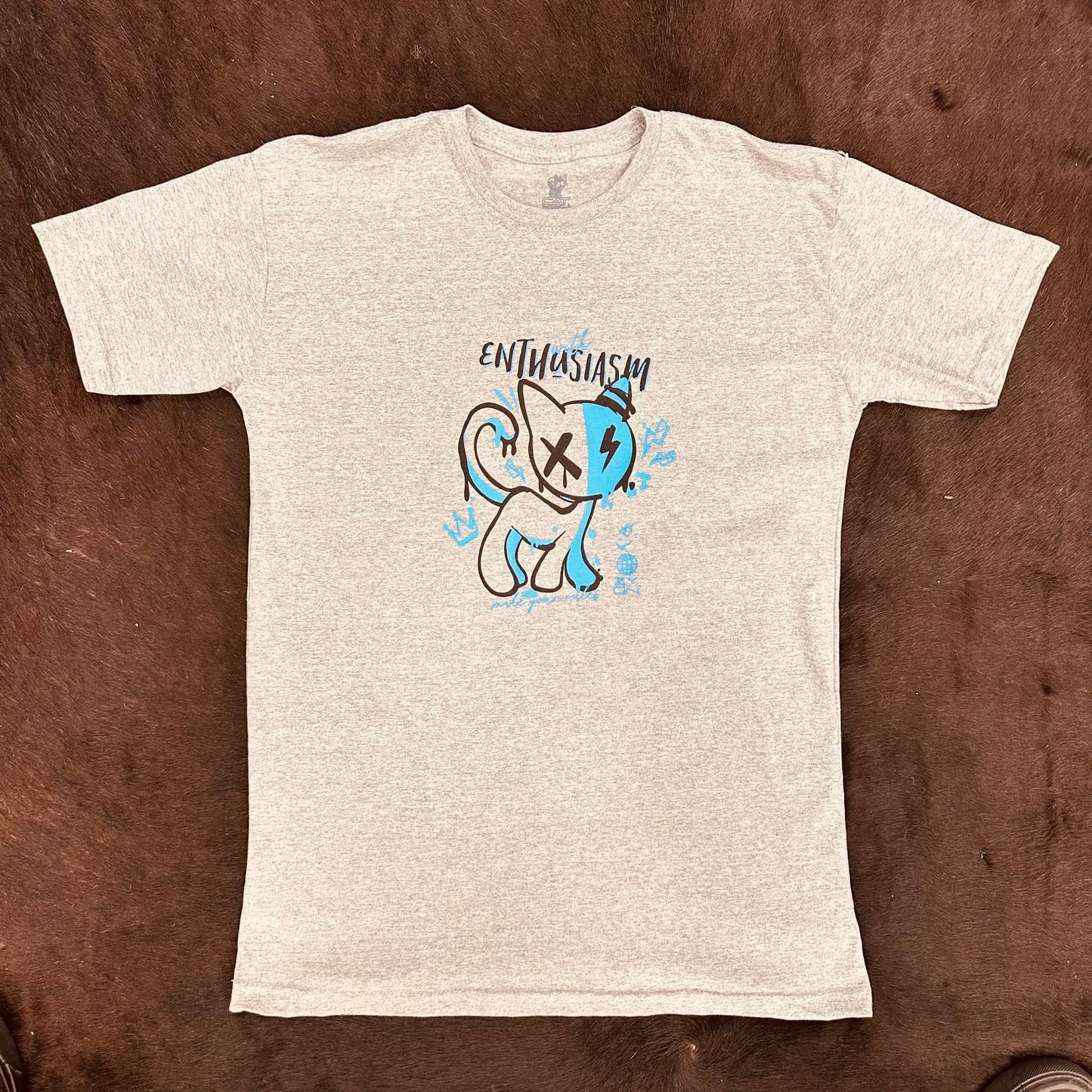 Cat Zyon “Enthusiasm” T-Shirt – Street Art Energy Edition