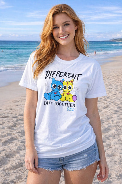 Cat Zyon T-Shirt – “Different But Together” Edition
